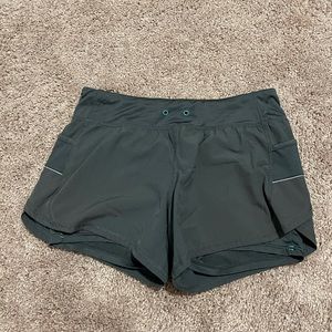 Grey running shorts